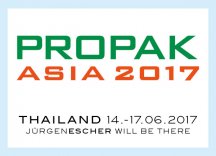 Logo Propak Asia 2017 Thailand 14.-17.06.2017 Jürgen Escher will be there